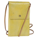 LOUIS VUITTON Monogram Vernis Walker Wallet Lime Yellow M91074 LV Auth hk3224-1
