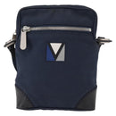 LOUIS VUITTON LV Cup Solent Shoulder Bag Coated Canvas Blue M80707 Auth hk3226-13