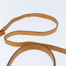 CELINE Macadam Canvas Hand Bag PVC Leather 2way Brown Gold Auth hk3227-10