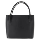 CELINE Hand Bag Leather Black Gold Auth hk3228-13