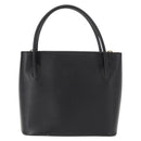 CELINE Hand Bag Leather Black Gold Auth hk3228-2