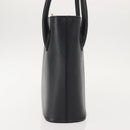 CELINE Hand Bag Leather Black Gold Auth hk3228-4