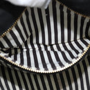 PRADA Canapa PM Hand Bag Canvas Black Gold Auth hk3229-20