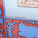 HERMES Carre 90 Scarf ""PELAGES ET CAMOUFLAGE Stain"" Silk Black Auth hk3233-13