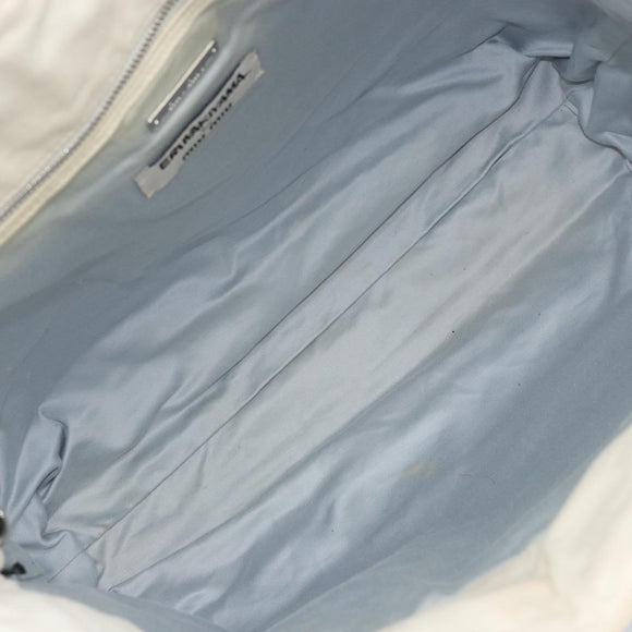 Miu Miu Spring/Summer 2016 Collection ERI WAKIYAMA Bag Canvas White Auth hk3236