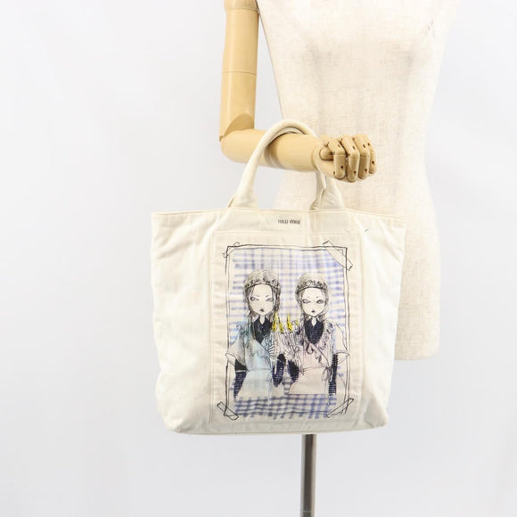 Miu Miu Spring/Summer 2016 Collection ERI WAKIYAMA Bag Canvas White Auth hk3236