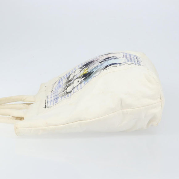 Miu Miu Spring/Summer 2016 Collection ERI WAKIYAMA Bag Canvas White Auth hk3236