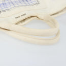 Miu Miu Spring/Summer 2016 Collection ERI WAKIYAMA Bag Canvas White Auth hk3236-7