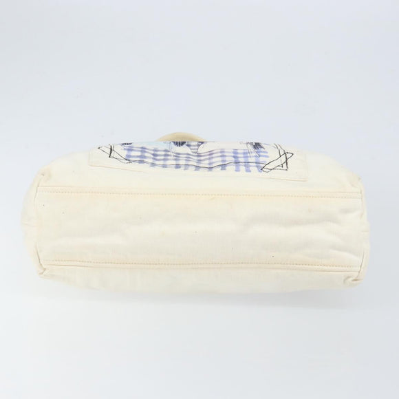 Miu Miu Spring/Summer 2016 Collection ERI WAKIYAMA Bag Canvas White Auth hk3236