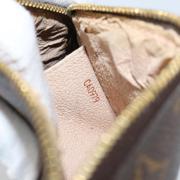 LOUIS VUITTON Monogram Pochette Cosmetic PM Pouch M43998 LV Auth hk3241