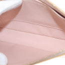 LOUIS VUITTON Vernis Pochette Accessoires Pouch Beige M90072 LV Auth hk3245-10