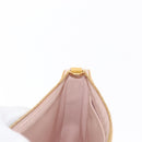 LOUIS VUITTON Vernis Pochette Accessoires Pouch Beige M90072 LV Auth hk3245-18