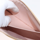 LOUIS VUITTON Vernis Pochette Accessoires Pouch Beige M90072 LV Auth hk3245-11