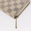 LOUIS VUITTON Damier Azur Zippy Wallet Long Wallet N60019 LV Auth hk3247-15