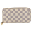 LOUIS VUITTON Damier Azur Zippy Wallet Long Wallet N60019 LV Auth hk3247-13