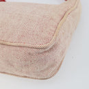 PRADA Sports Hand Bag Canvas Gray Red Auth hk3258-9