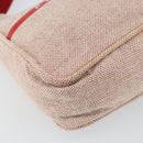 PRADA Sports Hand Bag Canvas Gray Red Auth hk3258-14