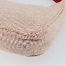 PRADA Sports Hand Bag Canvas Gray Red Auth hk3258-15