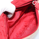 PRADA Sports Hand Bag Canvas Gray Red Auth hk3258-11