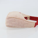PRADA Sports Hand Bag Canvas Gray Red Auth hk3258-3