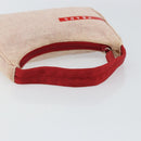 PRADA Sports Hand Bag Canvas Gray Red Auth hk3258-7