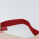 PRADA Sports Hand Bag Canvas Gray Red Auth hk3258-8