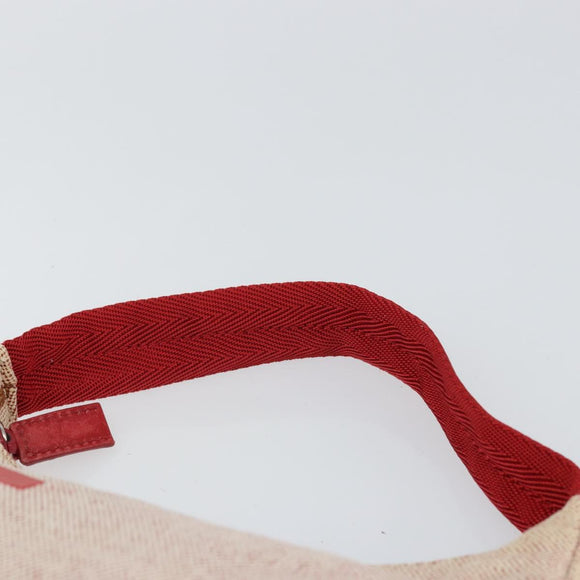 PRADA Sports Hand Bag Canvas Gray Red Auth hk3258