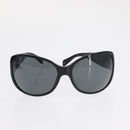 CHANEL Sunglasses plastic Black CC Auth hk3263-2