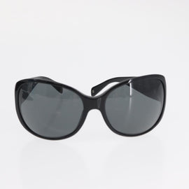 CHANEL Sunglasses plastic Black CC Auth hk3263 - 0