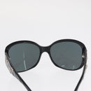 CHANEL Sunglasses plastic Black CC Auth hk3263-3