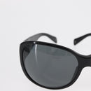 CHANEL Sunglasses plastic Black CC Auth hk3263-4