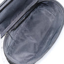 Christian Dior Trotter Canvas Vanity Pouch Black Silver Auth hk3265-11