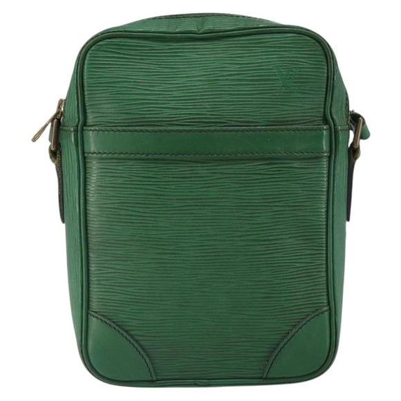 LOUIS VUITTON Epi Danube Shoulder Bag Green M45634 LV Auth hk3268