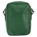 LOUIS VUITTON Epi Danube Shoulder Bag Green M45634 LV Auth hk3268-2