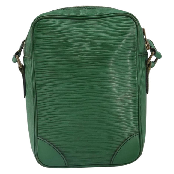 LOUIS VUITTON Epi Danube Shoulder Bag Green M45634 LV Auth hk3268