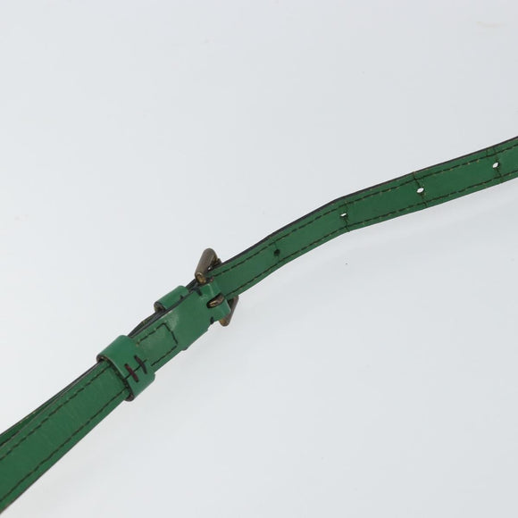 LOUIS VUITTON Epi Danube Shoulder Bag Green M45634 LV Auth hk3268