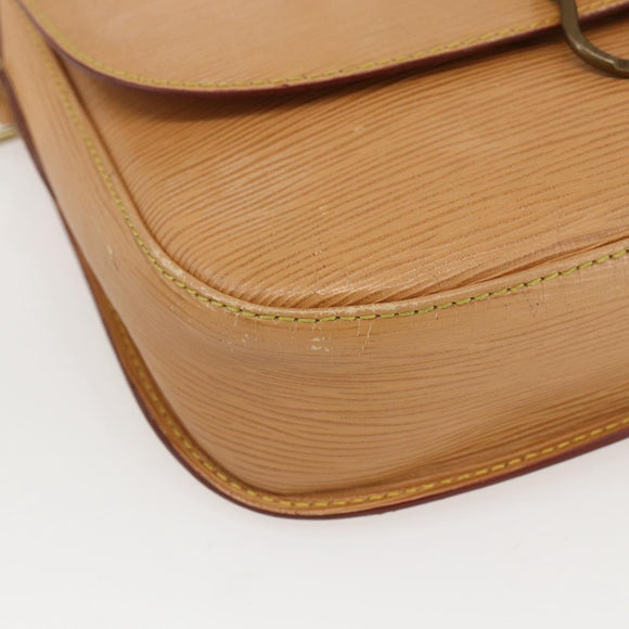 LOUIS VUITTON Epi Saint Cloud GM Shoulder Bag Beige M52196 LV Auth hk3269