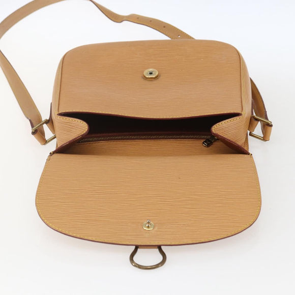 LOUIS VUITTON Epi Saint Cloud GM Shoulder Bag Beige M52196 LV Auth hk3269