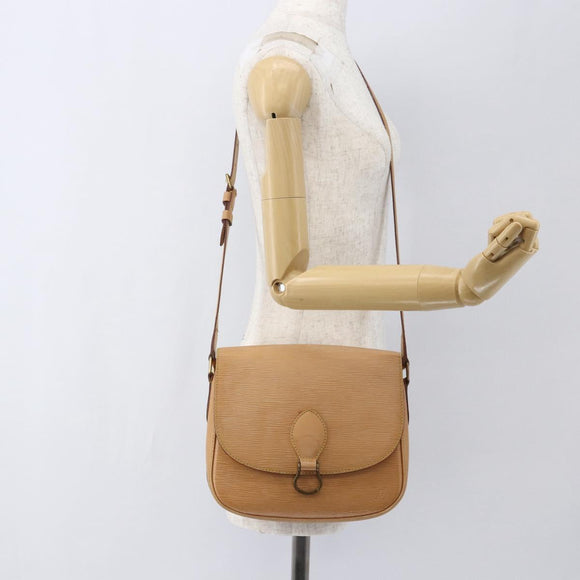 LOUIS VUITTON Epi Saint Cloud GM Shoulder Bag Beige M52196 LV Auth hk3269