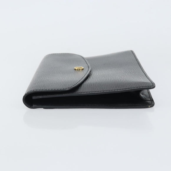 LOUIS VUITTON Epi Montaigne 27 Clutch Bag Black M52652 LV Auth hk3270