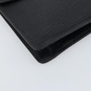 LOUIS VUITTON Epi Montaigne 27 Clutch Bag Black M52652 LV Auth hk3270-14