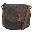 LOUIS VUITTON Monogram Saint Cloud GM Shoulder Bag M51242 LV Auth hk3275-1