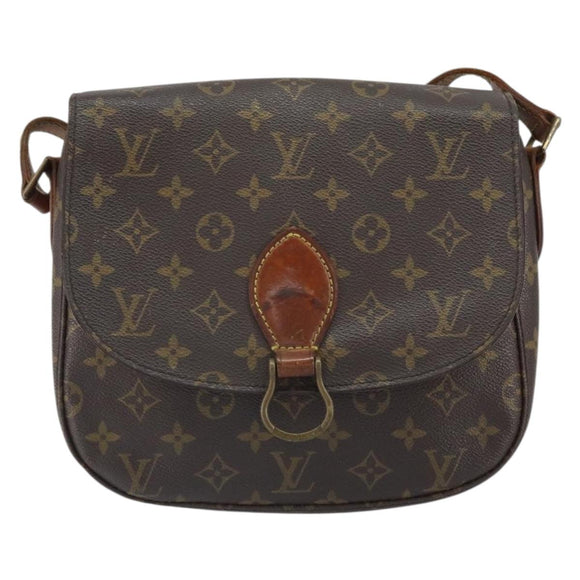 LOUIS VUITTON Monogram Saint Cloud GM Shoulder Bag M51242 LV Auth hk3275