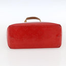 LOUIS VUITTON Monogram Vernis Reade PM Hand Bag Red Rouge M91088 LV Auth hk3277-5