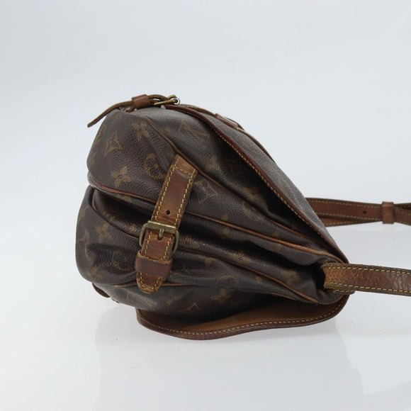 LOUIS VUITTON Monogram Saumur 30 Shoulder Bag M42256 LV Auth hk3284