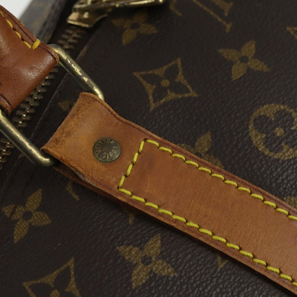 LOUIS VUITTON Monogram Keepall 60 Boston Bag M41422 LV Auth hk3288