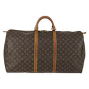 LOUIS VUITTON Monogram Keepall 60 Boston Bag M41422 LV Auth hk3288-2
