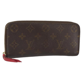 LOUIS VUITTON Monogram Portefeuille Clemence Long Wallet M60742 LV Auth hk3289