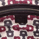 GUCCI GG Canvas Web Sherry Line Shoulder Bag Beige Gold 144388 Auth hk3291-18