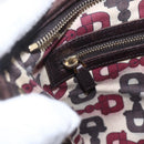 GUCCI GG Canvas Web Sherry Line Shoulder Bag Beige Gold 144388 Auth hk3291-19